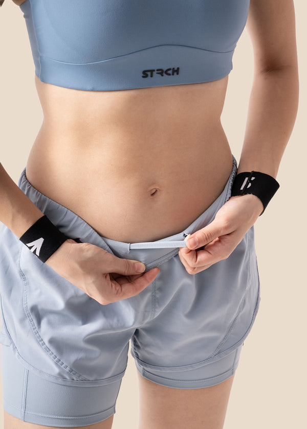 StrchFlex Running shorts - Sky Blue - 4