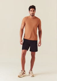 Men Multi-Pocket Gym Shorts - Jet Black - 2
