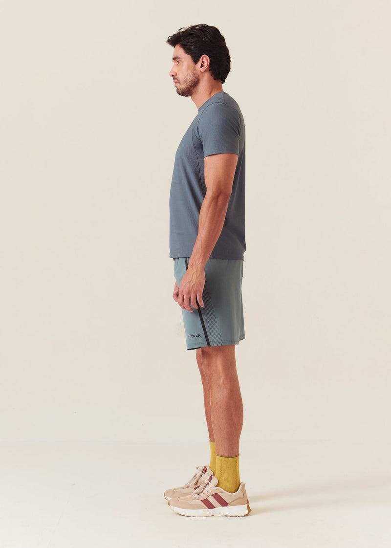 Laser Perforated Training Shorts - Pine Green