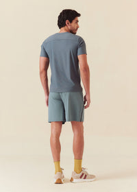 Men Dual Zip Pocket Shorts - Pine Green - 6