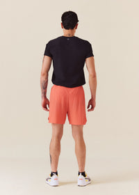 Men Quick Dry Workout Shorts - Coral - 6