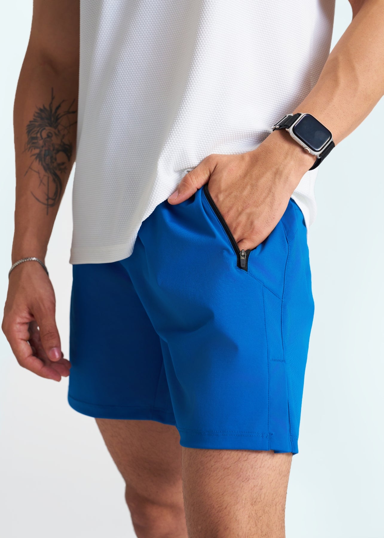 All-Day Workout Shorts - Mykonos Blue - 5