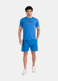 Men Active Gym Tee Blue - 4