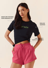 Women Fitness Top - Jet Black - 3