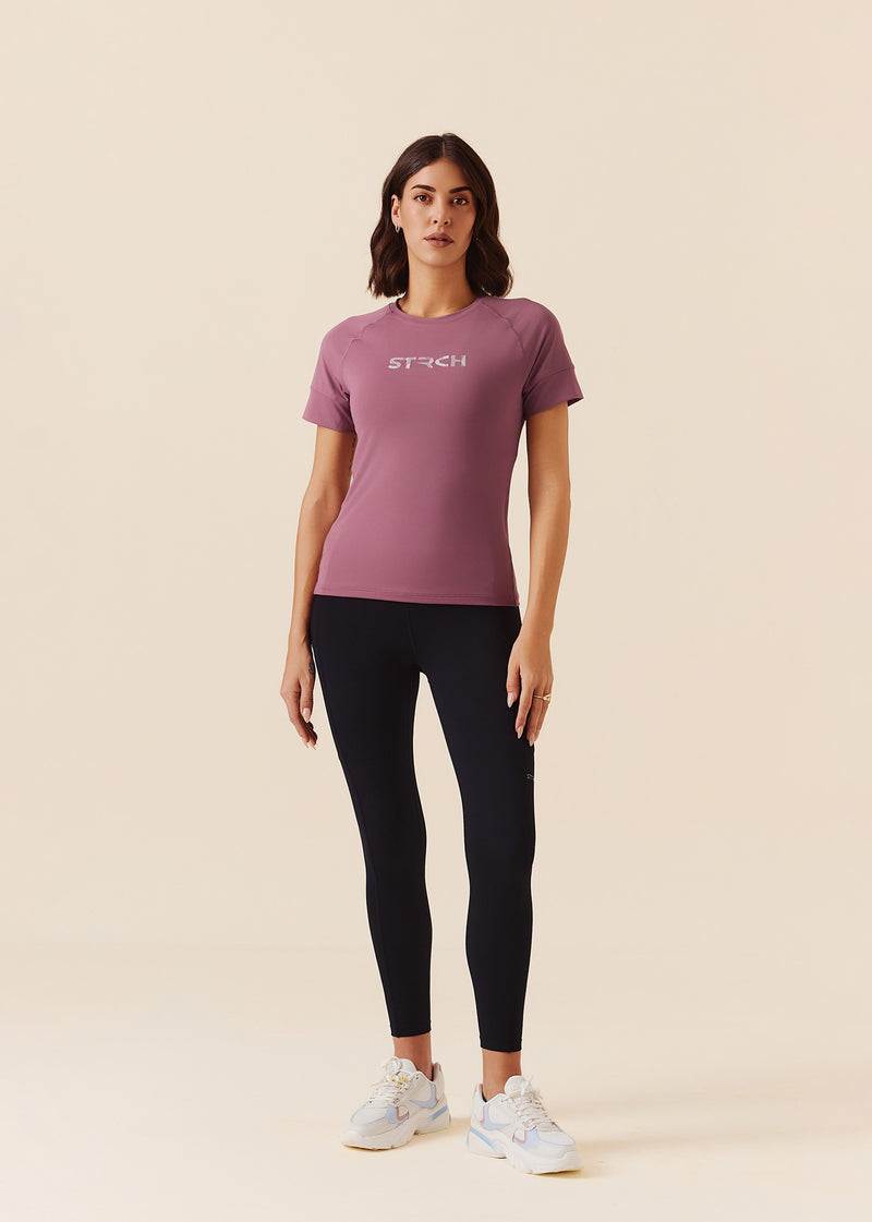 Women Fitness Top - Grape Nector