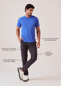 Men Regular Fit Track Pants - Dark Grey - 3