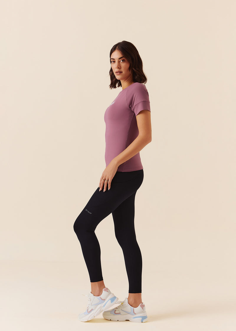 Women Fitness Top - Grape Nector