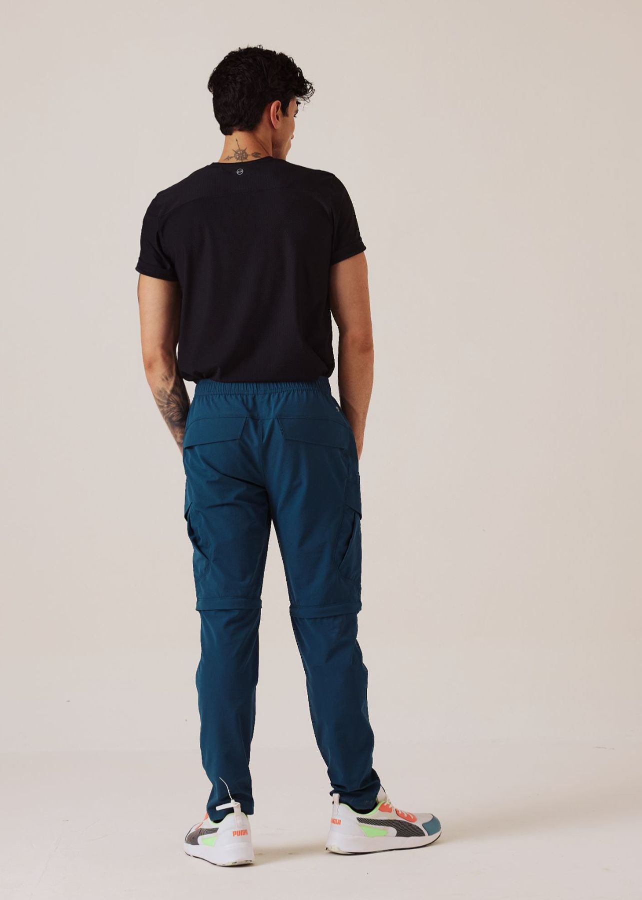 Slim Fit Performance Track Pants - Dark Teal