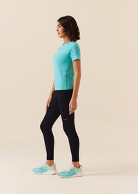 Women Fitness Top - Turquoise - 4