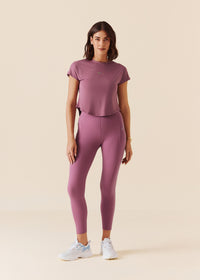 Women Fitness Training Pants - Grape Nector - 2