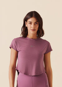 Women V-Back Tie Top - Grape Nector - 1