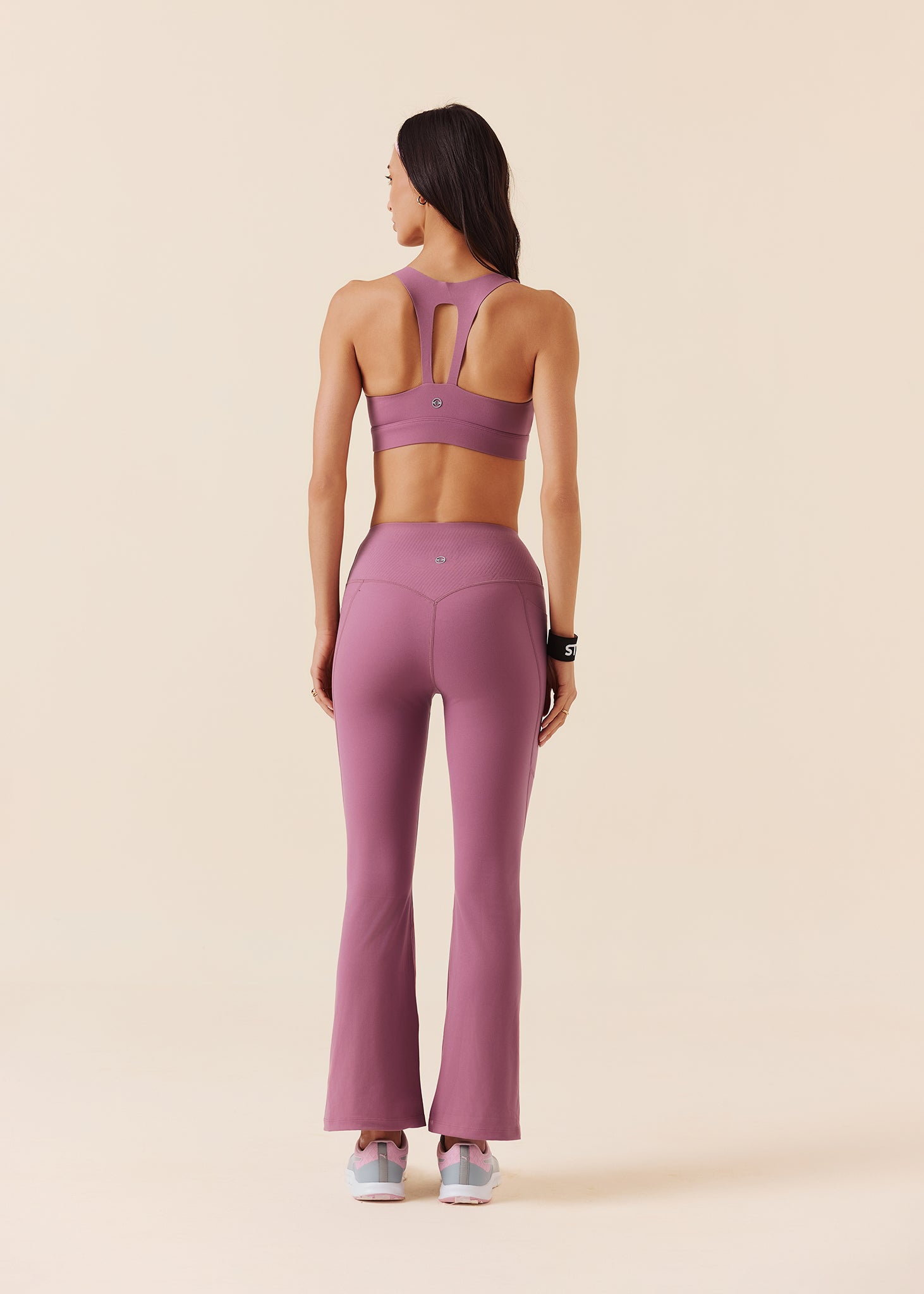 Low Impact Racerback Sports Bra - Grape Nector