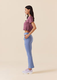 Women Quick Dry Workout Top - Grape Nector - 5