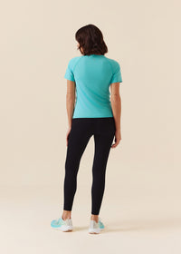 Women Fitness Top - Turquoise - 5