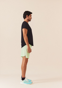 Men Quick-Dry Training Shorts - Soft Lime - 4