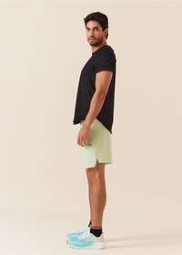 Men Quick-Dry Training Shorts - Soft Lime - 5