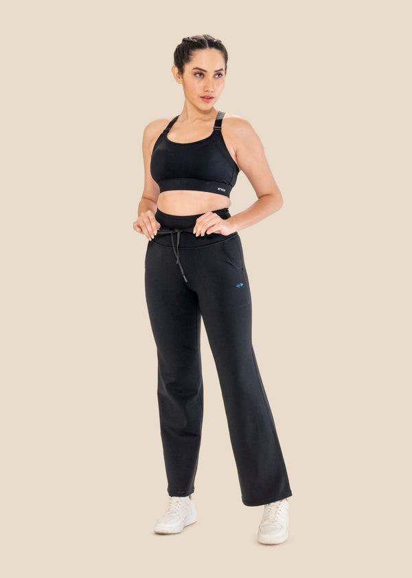 Women Light Fit Pants - Black - 2