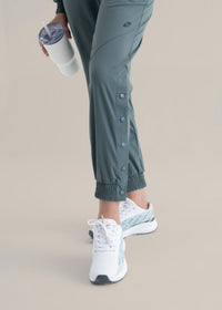Women Cropped Jacket - Balsam Green - 5