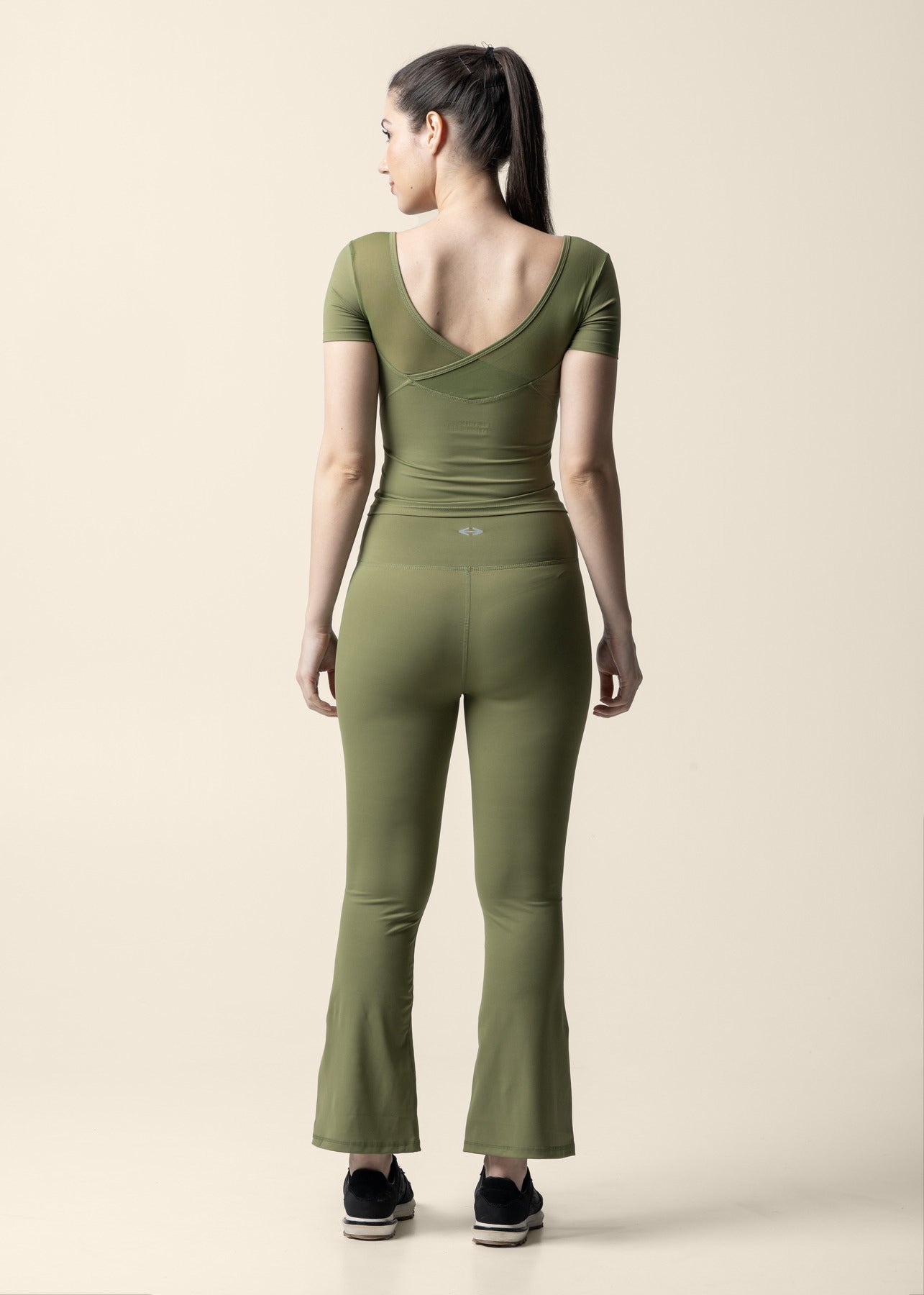 Strch Flex Crop Top - Olive - 6