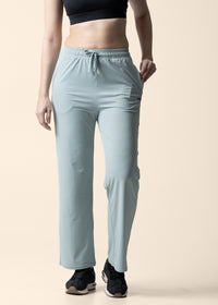 Women Straight Fit Pants - Mint Green - 5