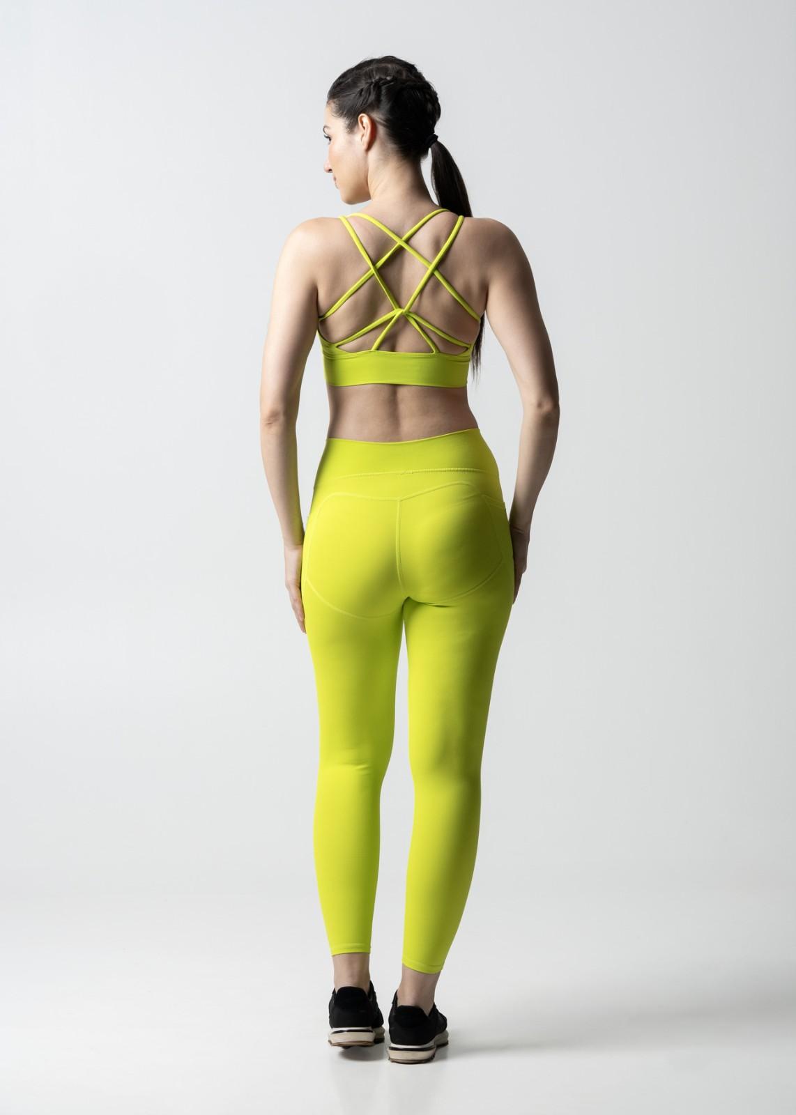 Sculting Silhouette StrchFlex Leggings - Neon Green - 4