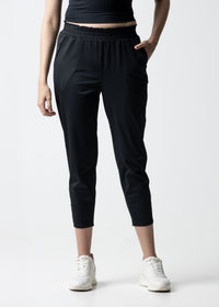 Everyday workout ankle length pants - Black - 1