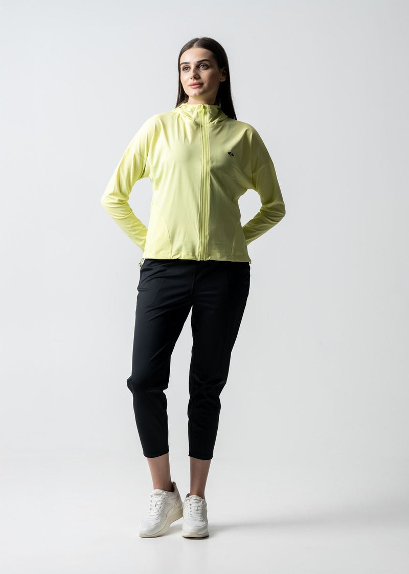 Women Workout Jacket - Neon Yellow