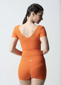 Women Cycling Shorts - Orange - 6