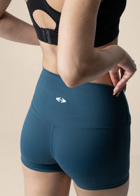 Women Cycling Shorts - Deep Teal Blue - 6