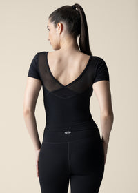 Strch Flex Crop Top - Black - 5