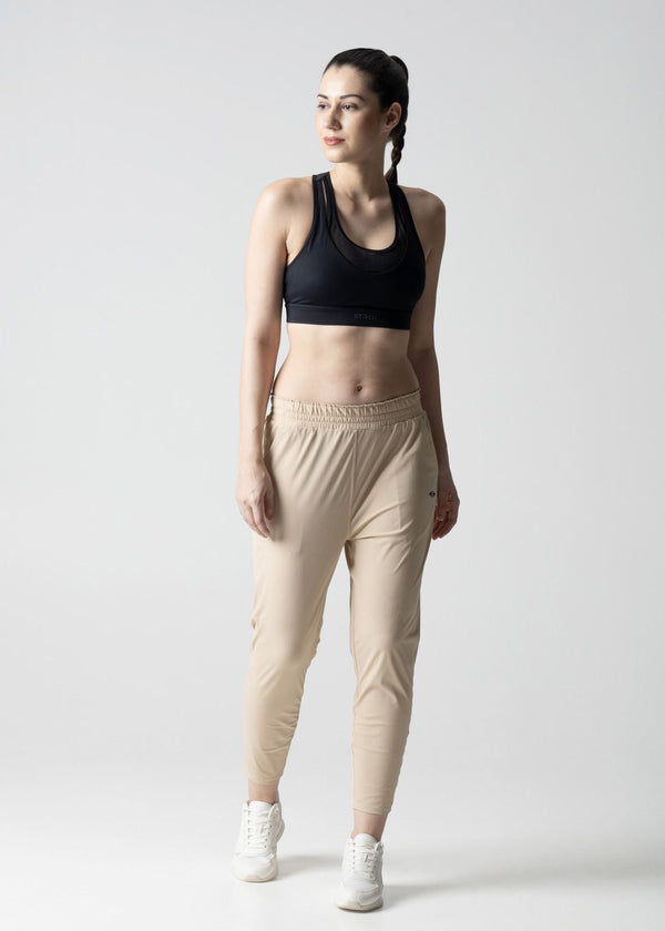 Everyday workout ankle length pants - Beige - 2