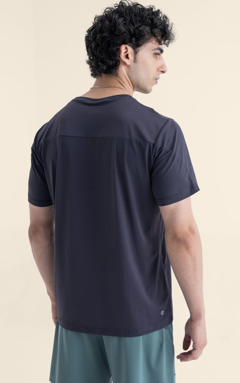 Men Running T Shirt - Iron Gray