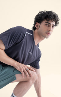 Men Running T Shirt - Iron Gray - 2