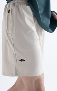 Men Quick Dry Workout Shorts Oatmeal - 4