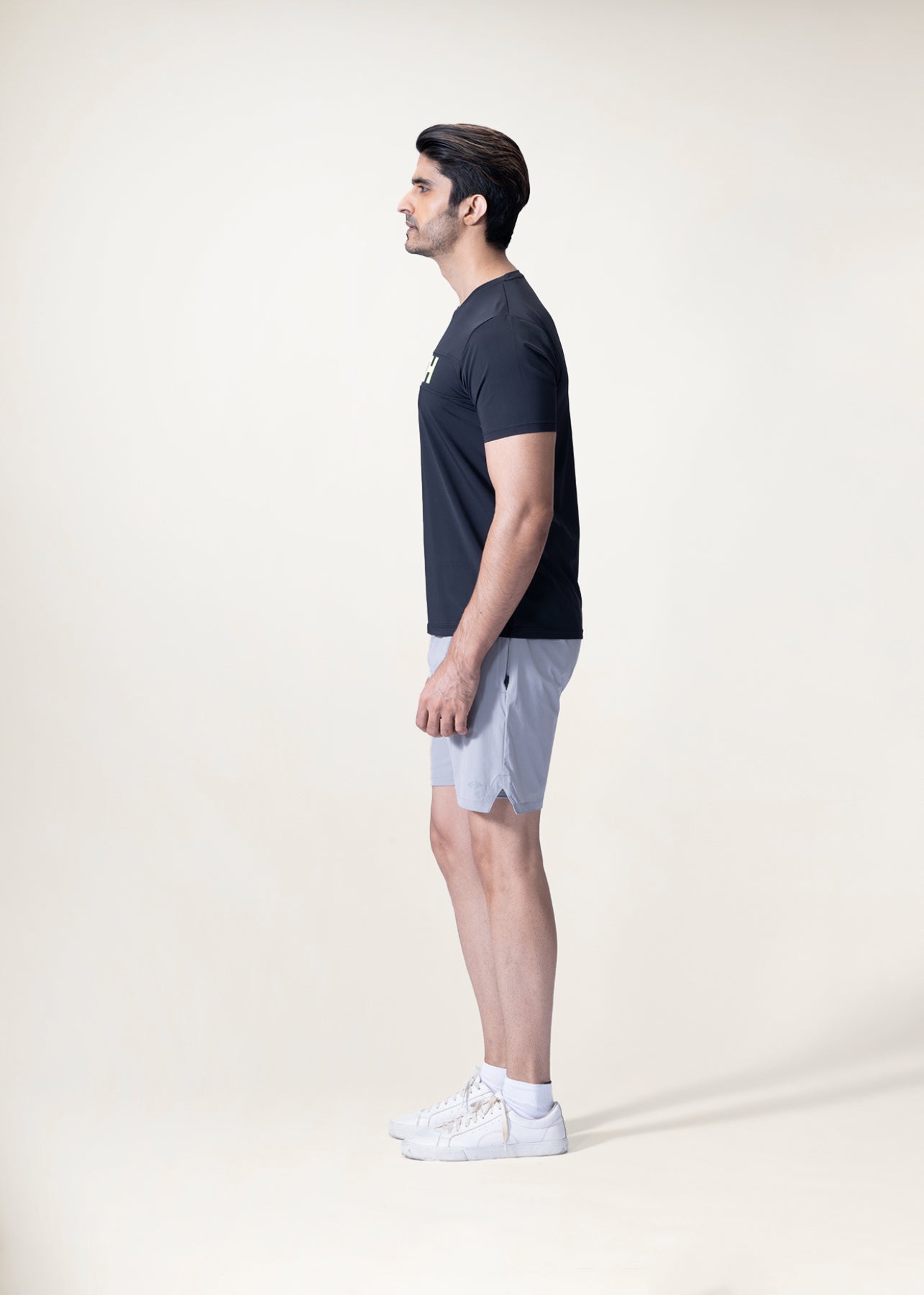 Men Athletic Tee - Black