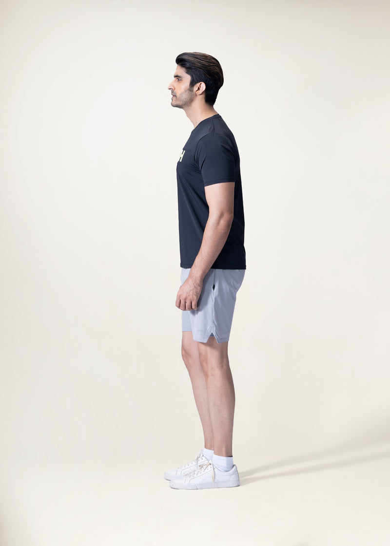 Men Athletic Tee - Black