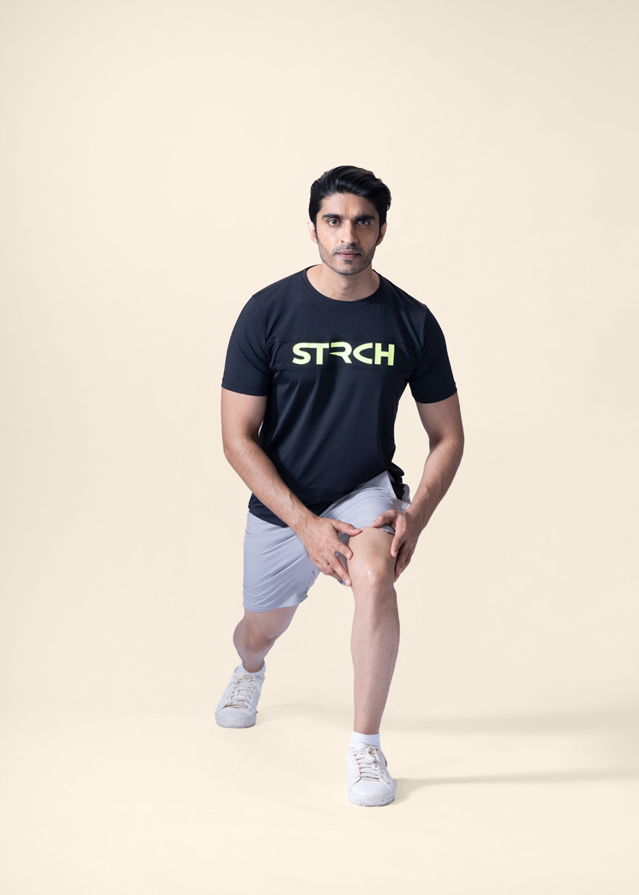 Men Athletic Tee - Black