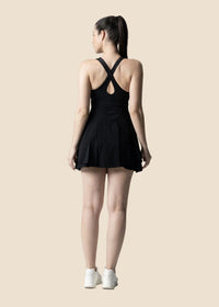 SrtchFlex Tennis Dress - Black - 5