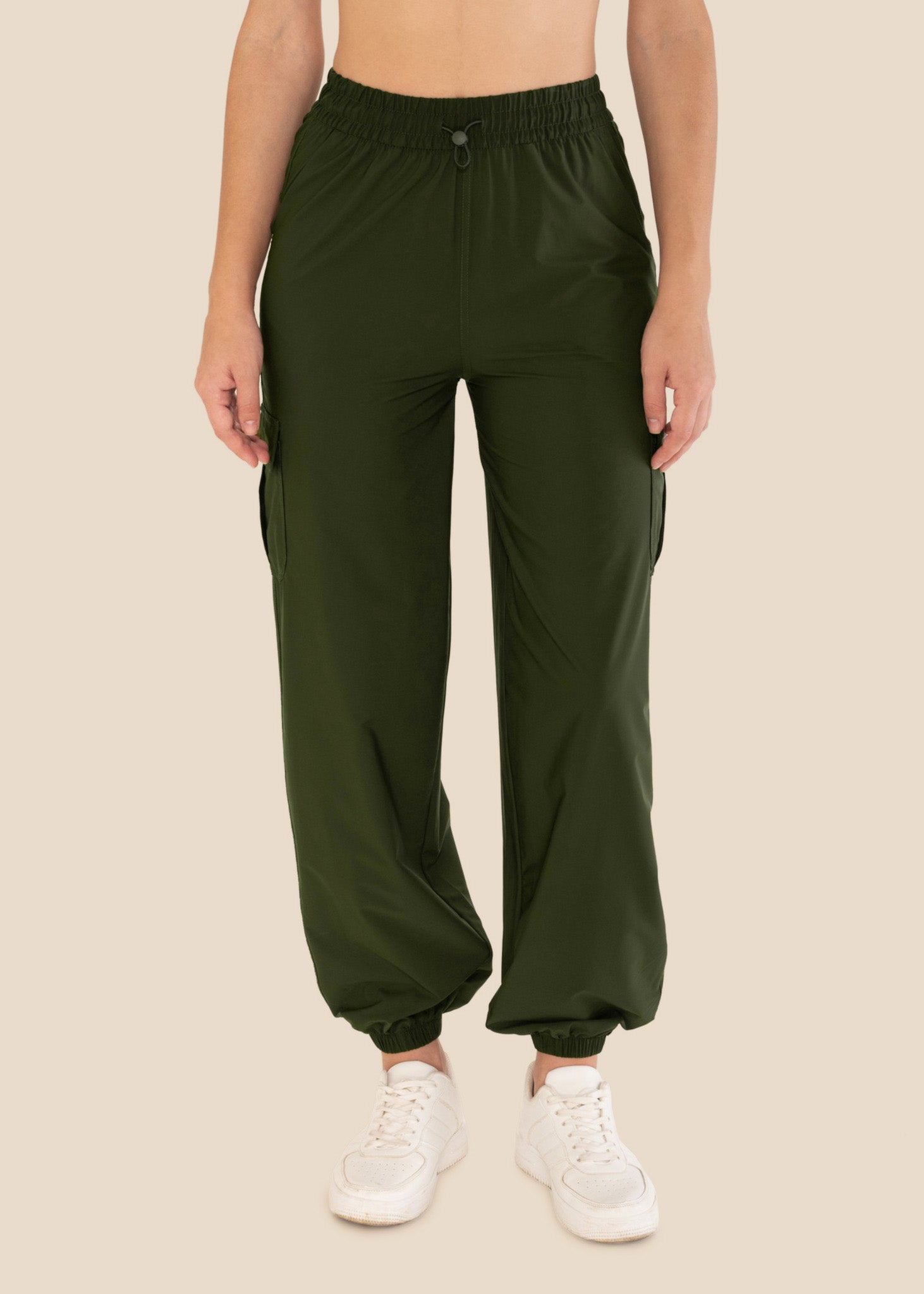 Stride Flex Baggy Joggers - Moss Green - 1