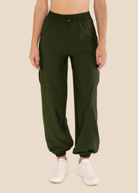 Stride Flex Baggy Joggers - Moss Green - 1