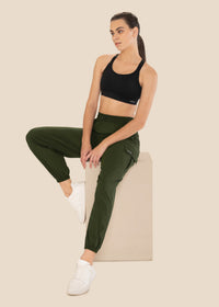 Stride Flex Baggy Joggers - Moss Green - 2