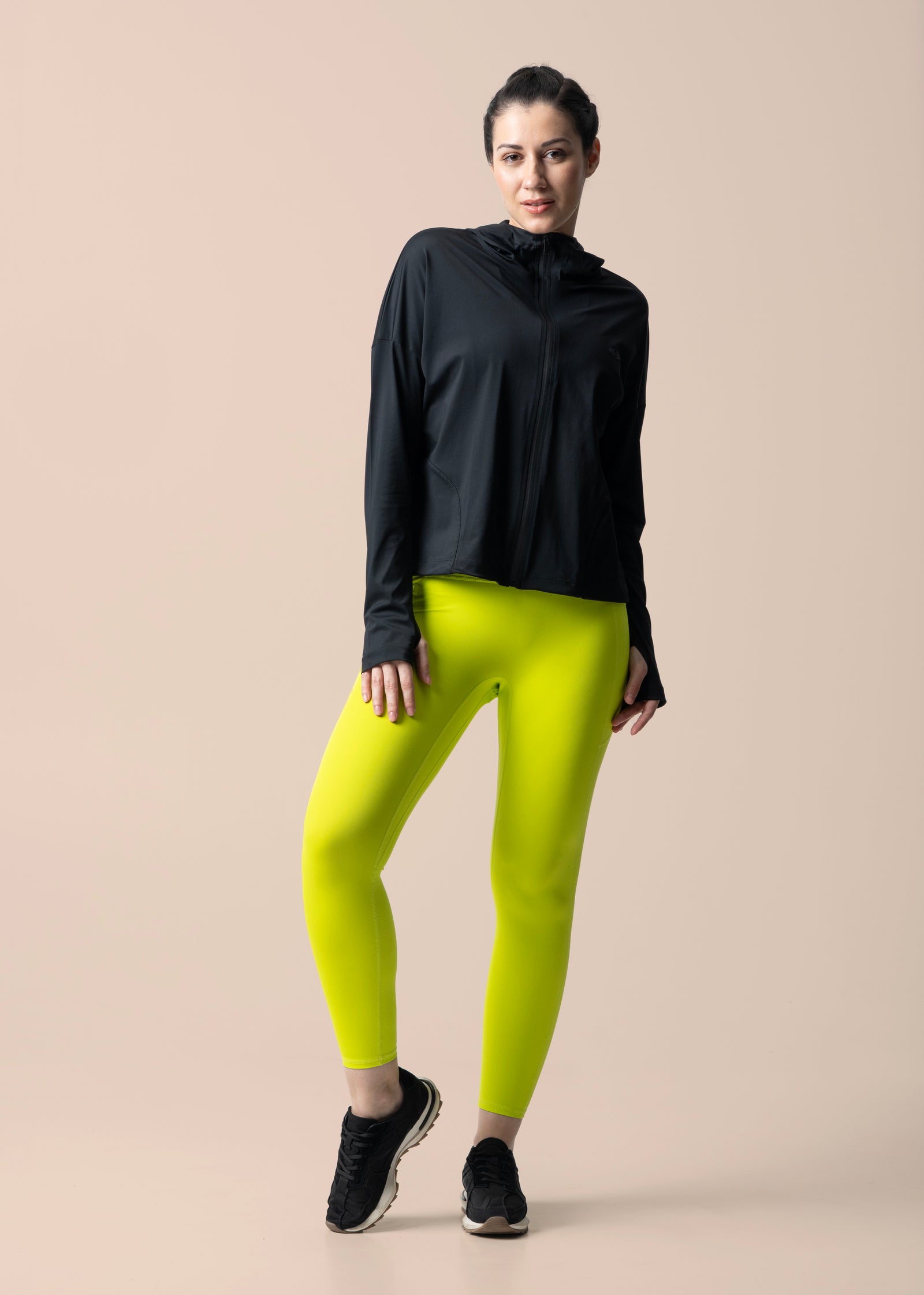 Women Workout Jacket - Black - 3