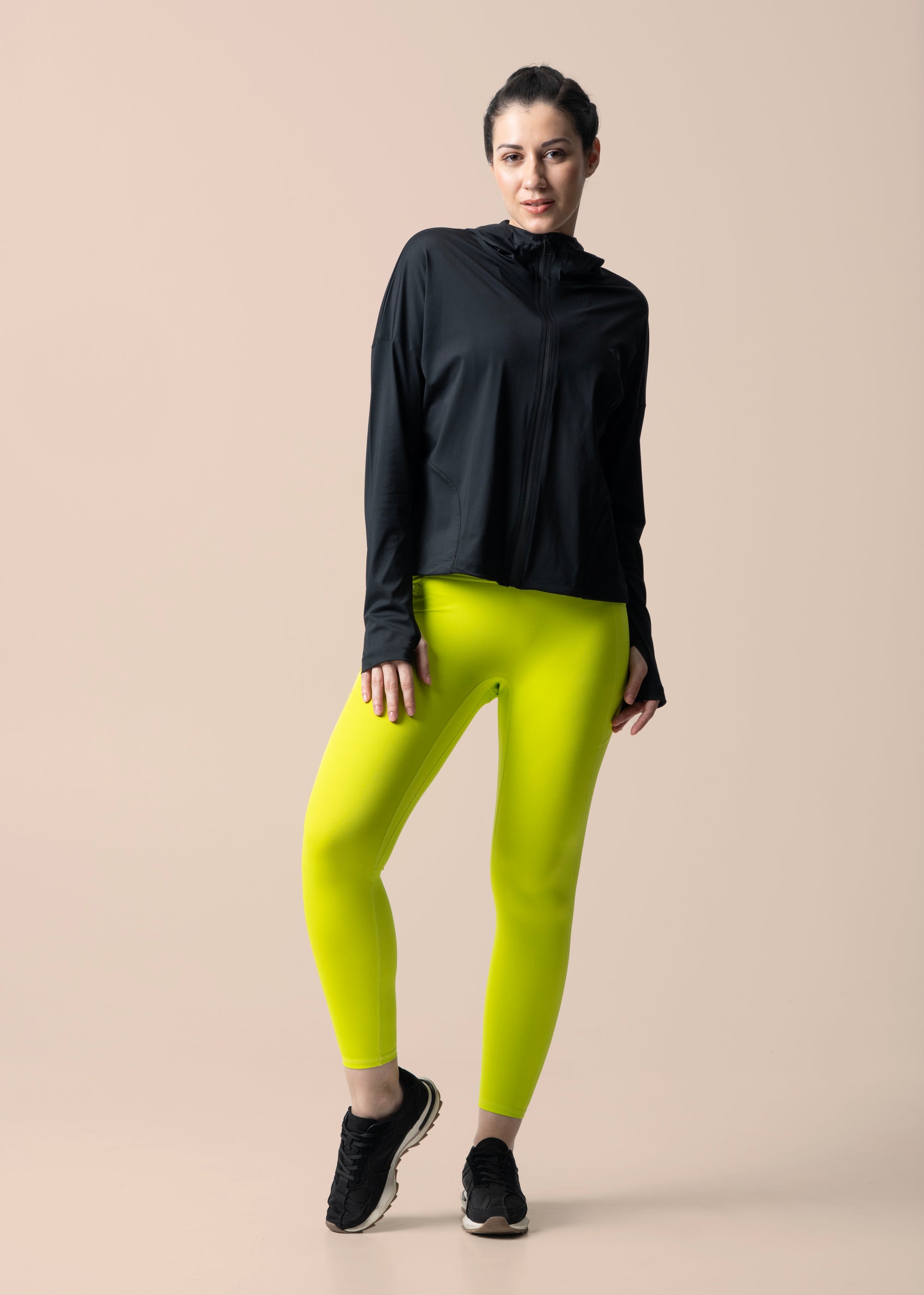 Women Workout Jacket - Black - 3