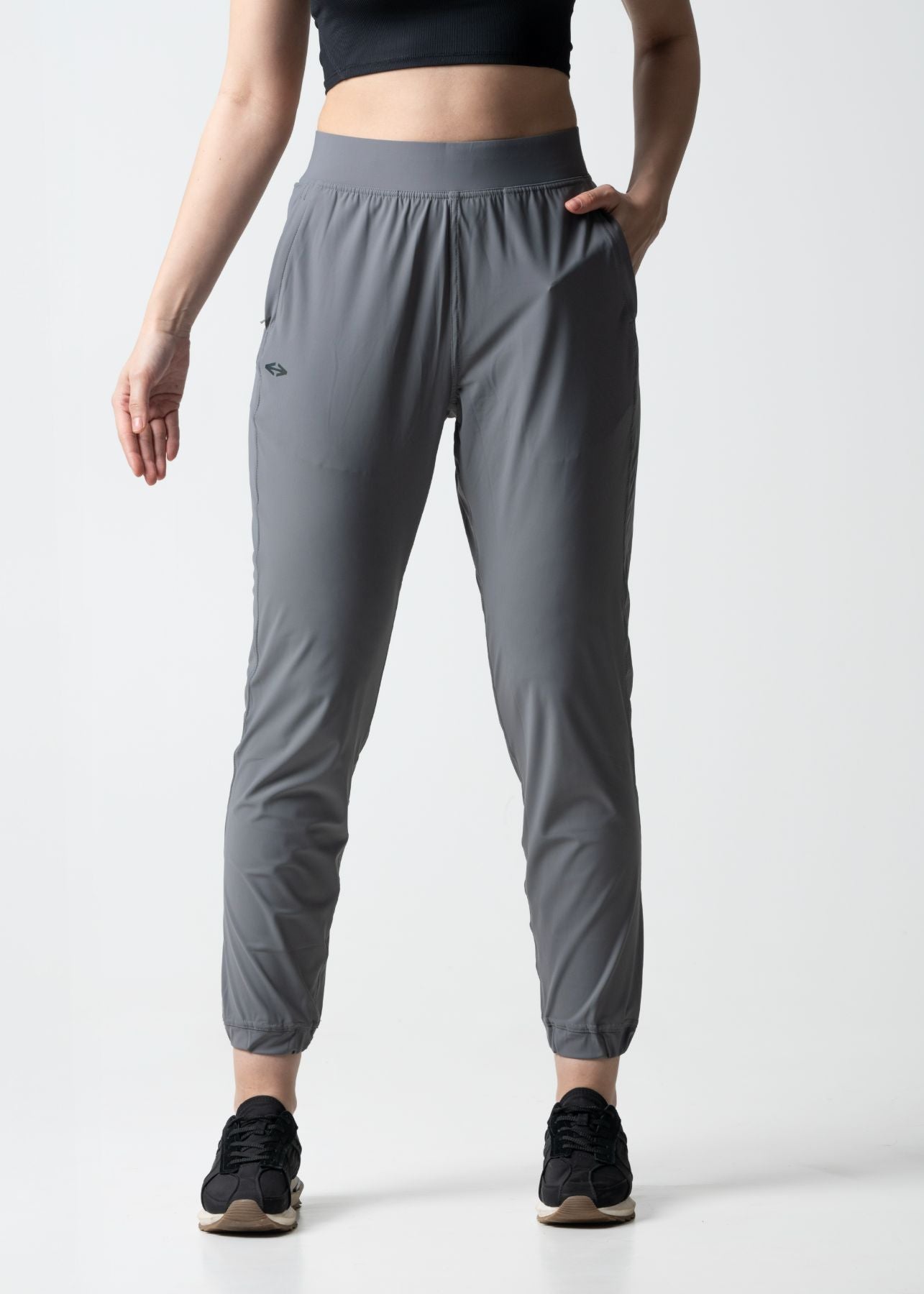 Women Workout Track Pants - Grey - 1