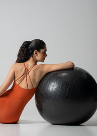 Women Workout Jumpsuit - Orange - 5