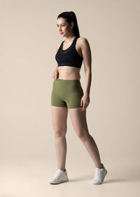 Women Cycling Shorts - Olive - 4