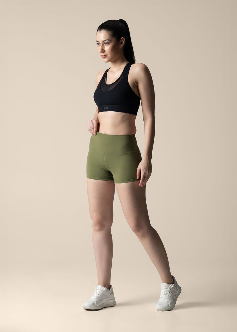 Women Cycling Shorts - Olive
