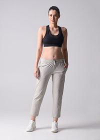 Women Gym Straight Pants - White - 1