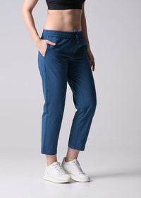 Women Gym Straight Pants - Teal - 4