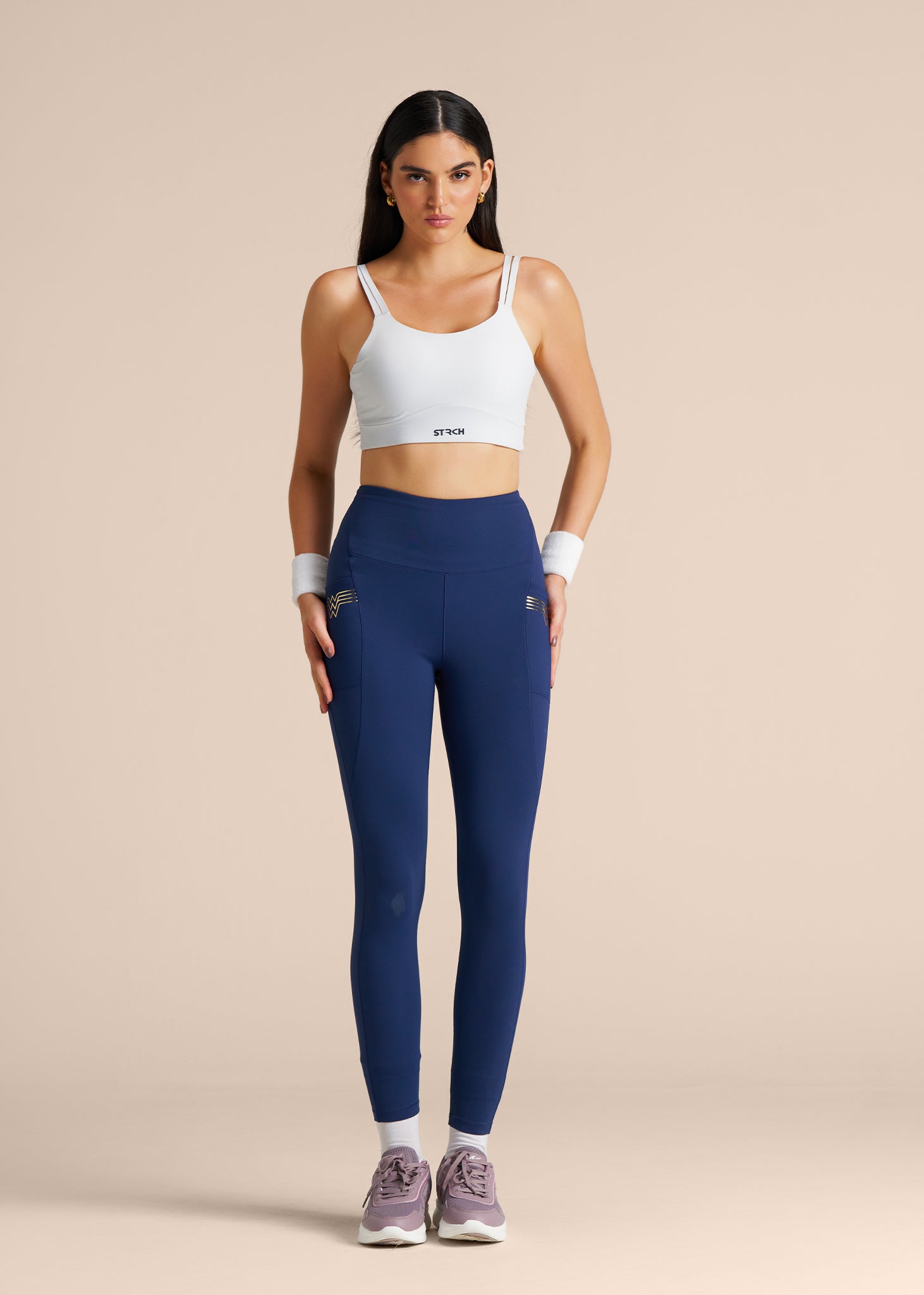 Wonder Warrior Legging - Estate Blue - 1